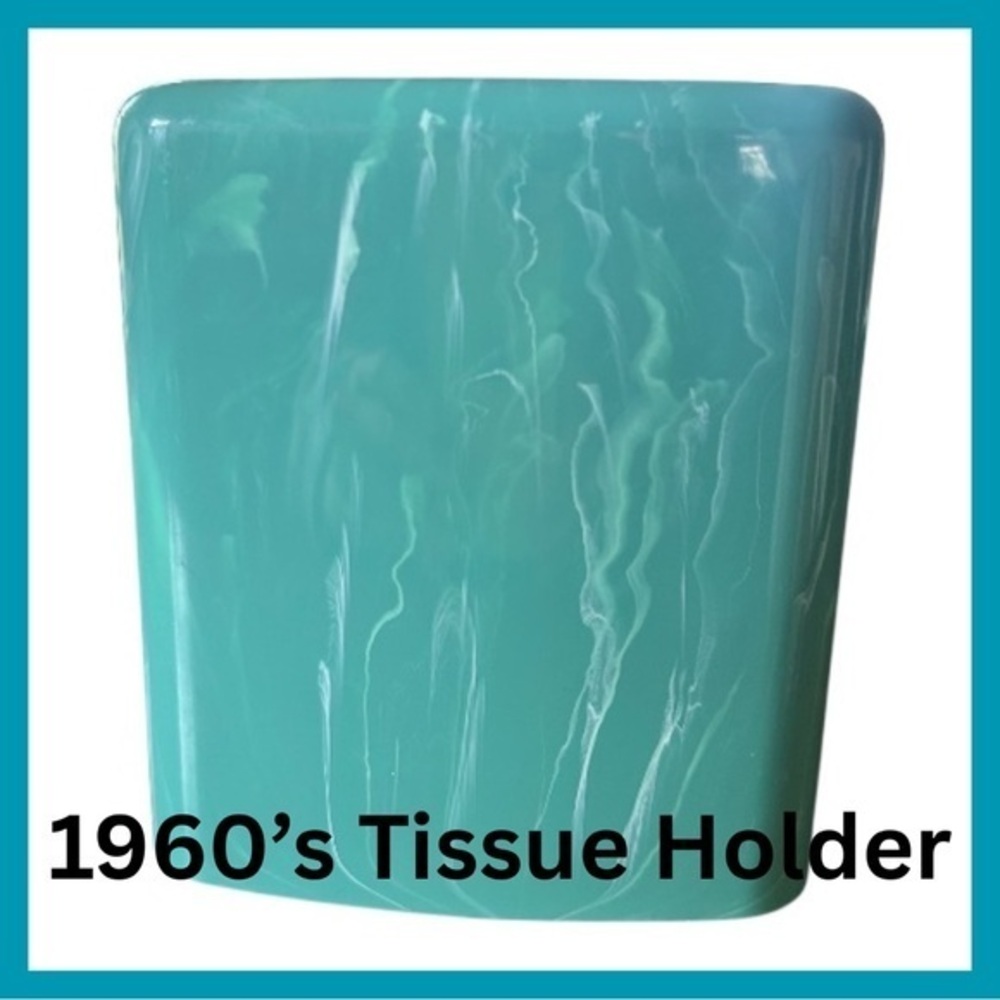 Mid Century Tissue Holder